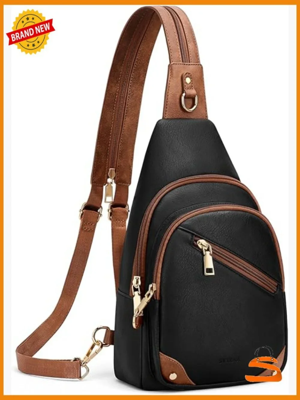 Convertible Sling Backpack Crossbody Purse RFID Anti Theft Travel Bag